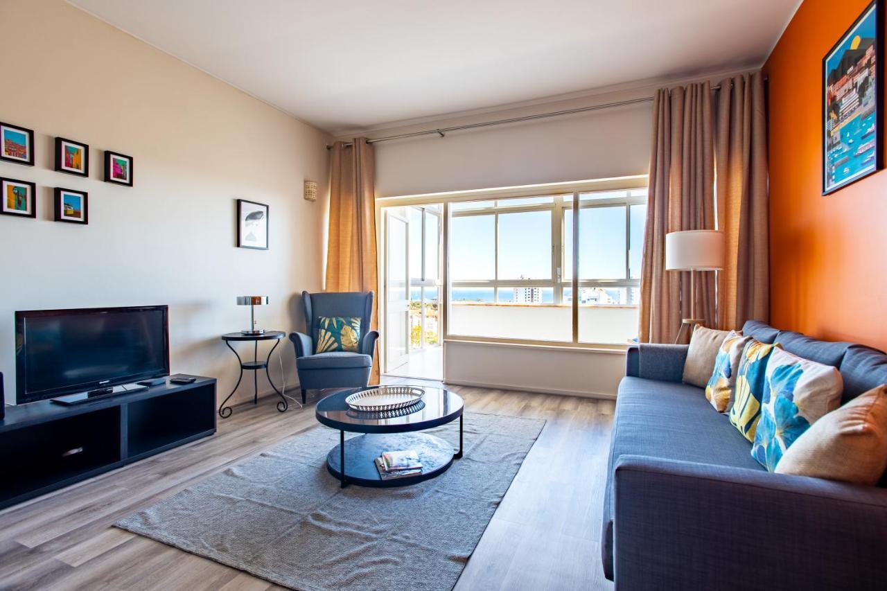 Amazing Sea View Apt With Pool Cascais - Atjoanas Bagian luar foto