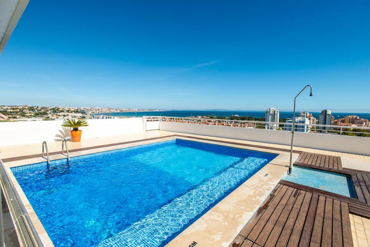 Amazing Sea View Apt With Pool Cascais - Atjoanas Bagian luar foto