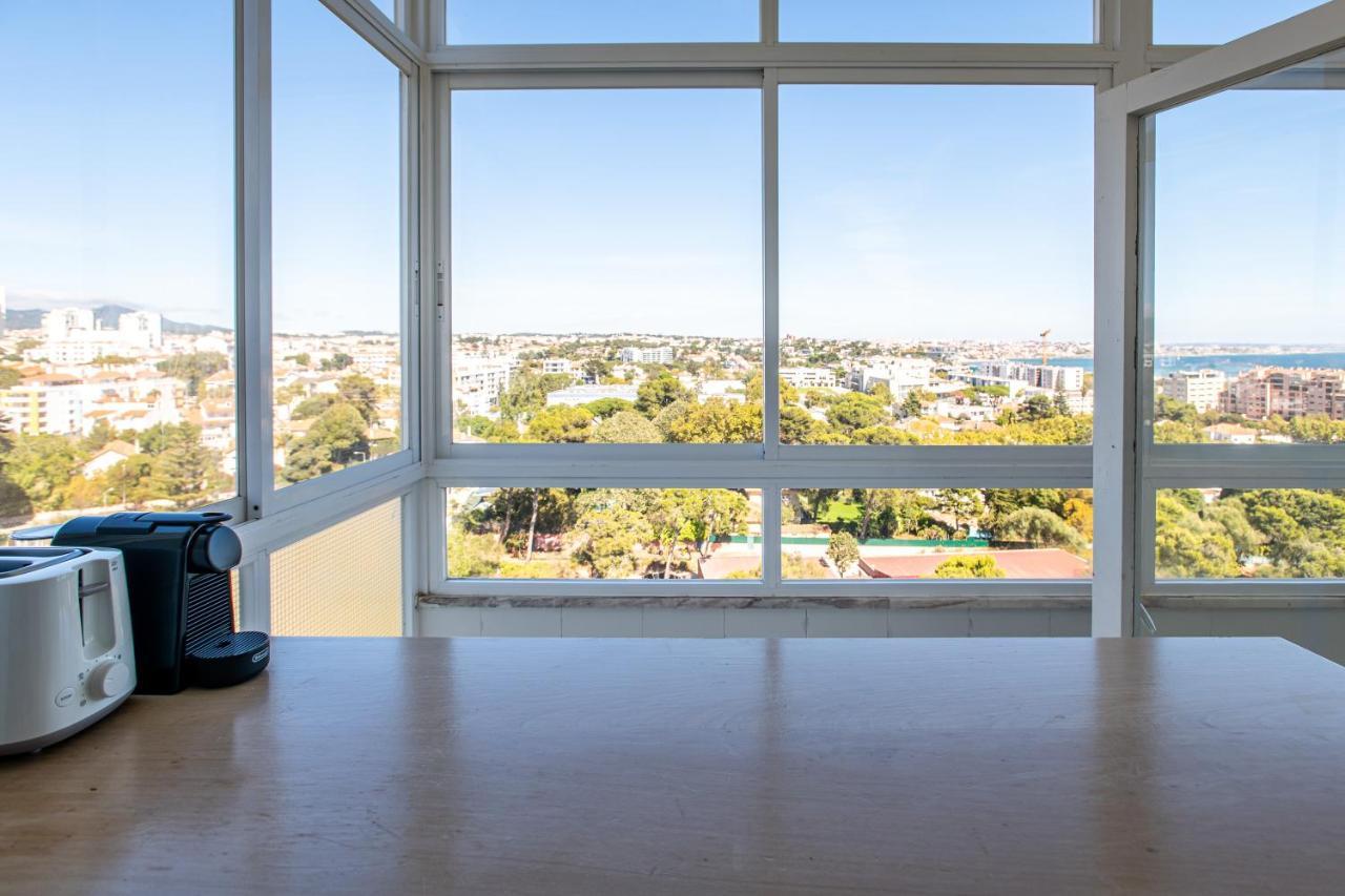 Amazing Sea View Apt With Pool Cascais - Atjoanas Bagian luar foto