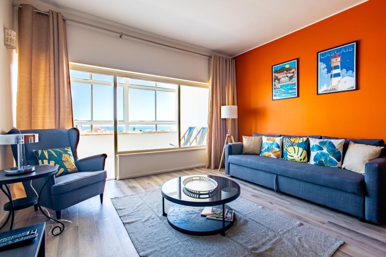 Amazing Sea View Apt With Pool Cascais - Atjoanas Bagian luar foto