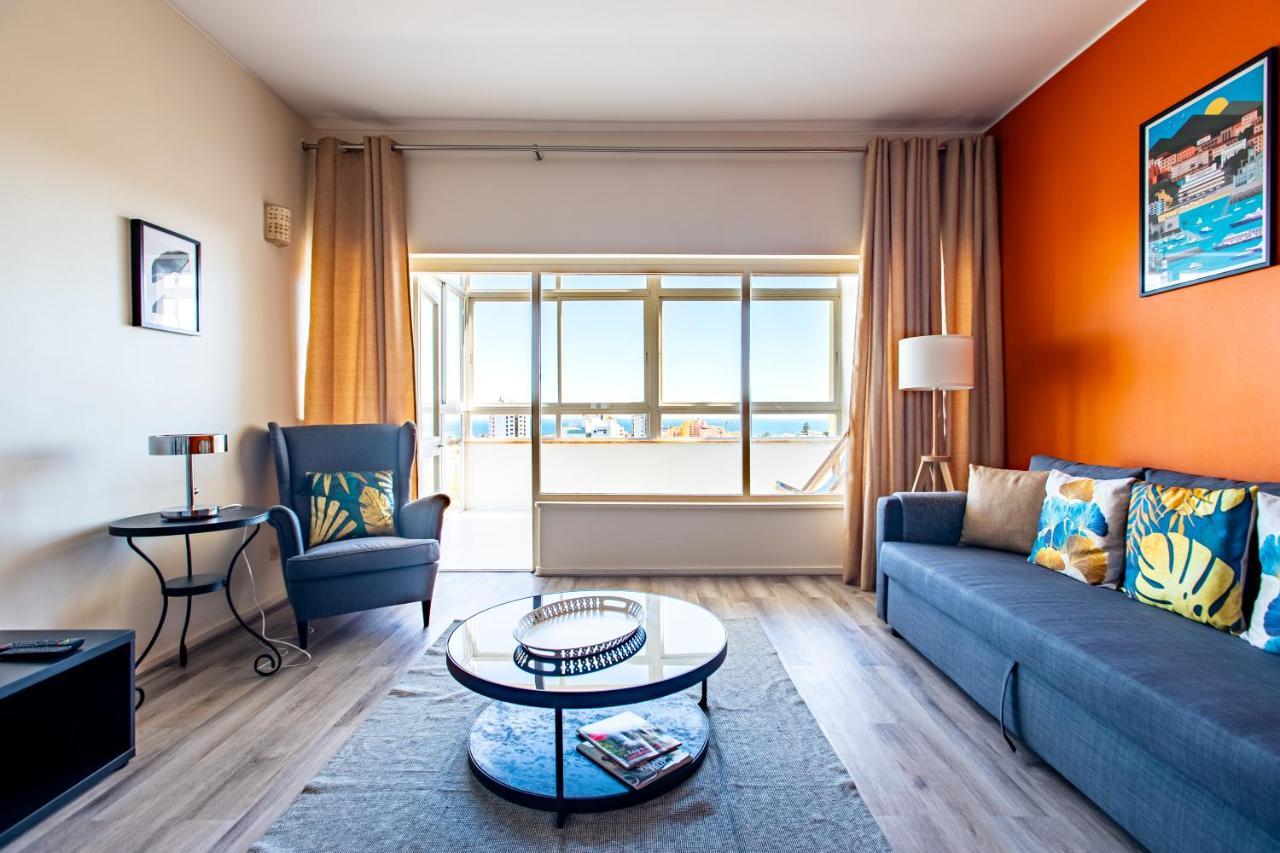Amazing Sea View Apt With Pool Cascais - Atjoanas Bagian luar foto