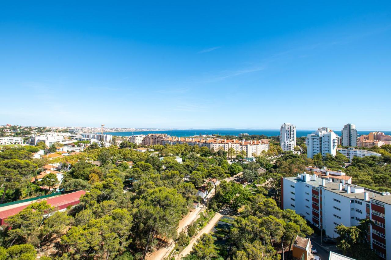 Amazing Sea View Apt With Pool Cascais - Atjoanas Bagian luar foto